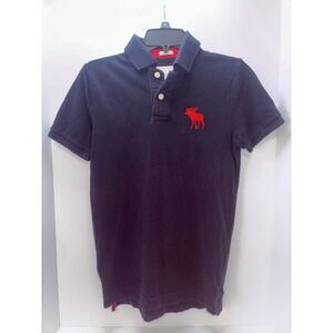 Abercrombie & Fitch Vintage Muscle Polo Shirt Moose Mens Small Y2K